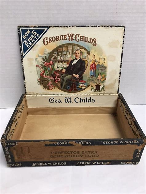 antique intricate cherub metal cigar box|antique cigar boxes.